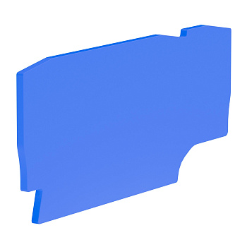 DKC Крышка для клеммы 3 точки подключения на 4 кв.мм. синяя ZEFC411BL