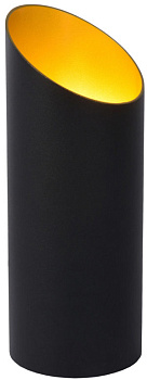 Lucide QUIRIJN Лампа настольная Ø 9,6 cm 1xE27 Black 09533/01/30