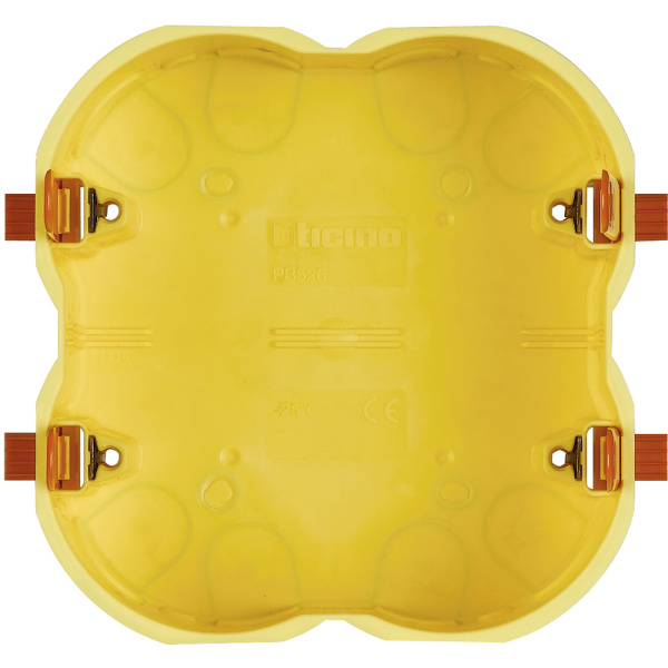 BT Коробка монтажная для полых стен под суппорт 3+3 мод 109х114х51 PB526