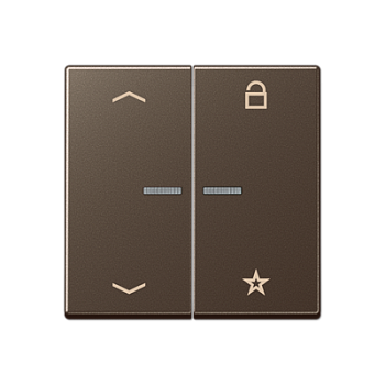 JUNG Центральная плата для вставок управления двигателями, мокко A1701PMO