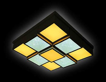 Ambrella Потолочный светодиодный светильник с пультом FS1540 WH/SD 108W 540*540*140 (ПДУ РАДИО 2.4) FS1540 WH/SD 108W D540*540