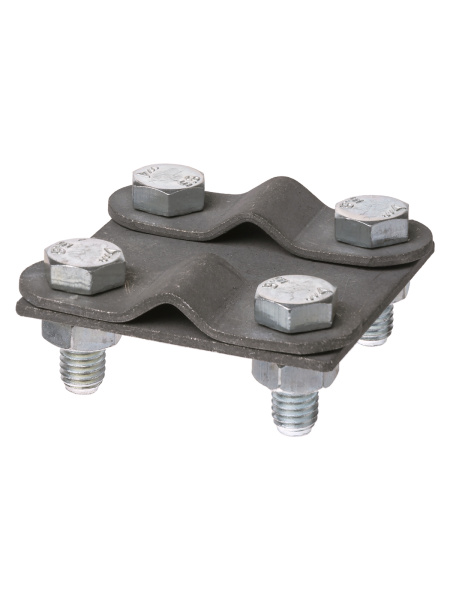 TDM Зажим контрольный 57х57 мм прут-прут Ø6-10 мм, термодиффузия SQ2401-0045