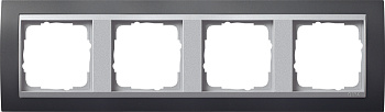 Gira Event Антрацит/Алюминий Рамка 4-ая 021481
