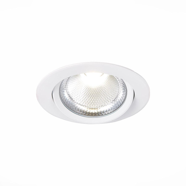 ST Luce ST211.538.24.36 Светильник встраиваемый Белый LED 1*24W 3000K 1 800Lm Ra80 36° IP20 D138xH88 220-240V Купить ST Luce ST211.538.24.36 Светильник встраиваемый Белый LED 1*24W 3000K 1 800Lm Ra80 36° IP20 D138xH88 220-240V