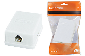 TDM Телефонная розетка 1x6Р-4С SQ1809-0001