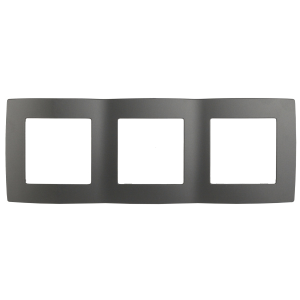 ЭРА 12-5003-12 Графит Рамка на 3 поста, 12
