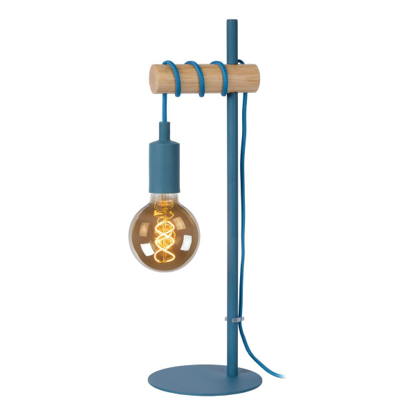 Купить Lucide PAULIEN Синий Настольная лампа 08527/01/35