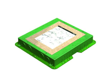 Simon Connect Коробка для монтажа в бетон люков SF400-1, KF400-1, 52050204-035, h-54-89,5мм, 419х384мм, пл G401