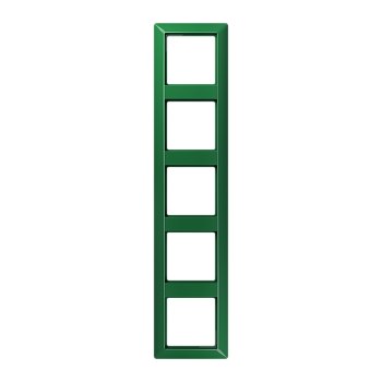 JUNG AS 500 Зеленая Рамка 5-ая ударопрочная AS585BFGN