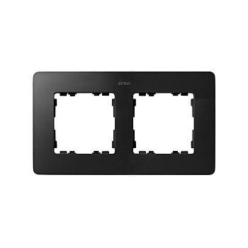 Simon 82 Detail Алюминий/Графит Рамка 2-ая 8200620-238