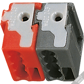 JUNG KNX/EIB Белый\Желтый Соединительный двойной разъем для питания 2050GEWS