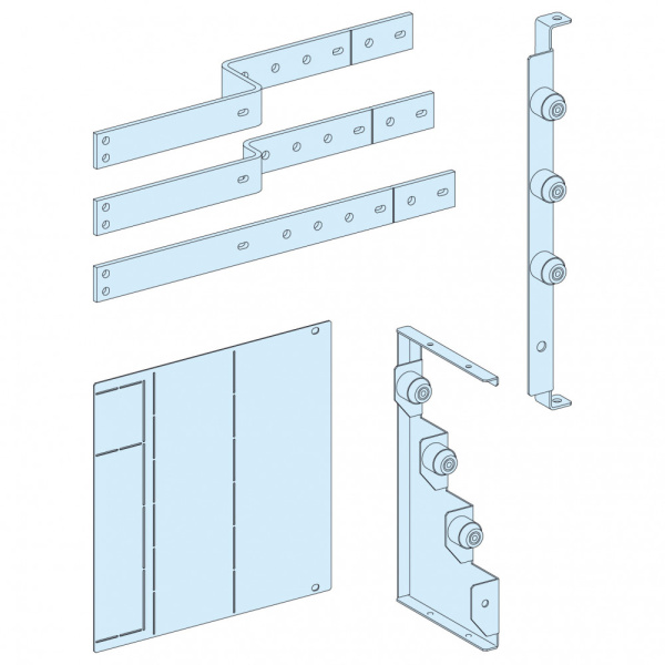SE Prisma Plus P Вводная плата с силовыми коннекторами горизонтальных NS1600, 3P 04483