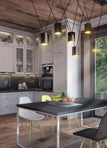 Купить Favourite Actuel Черная Люстра 6*GU10 LED*5W included 1441-6P