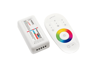 SWG Контролер RGB+W2.4G сенсорный 4Ch*6A 12/24V Белый, RF-RGBW-S-24A