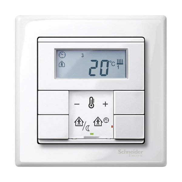 Купить SE Merten KNX Бел Терморегулятор с дисплеем MTN6241-0319