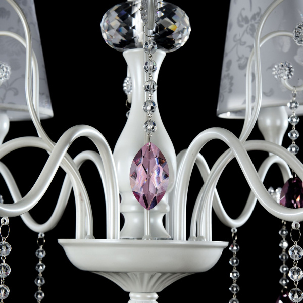 Freya Classic Adelaide Жемчужный белый Люстра E14 40W FR2306-PL-06-W Купить Freya Classic Adelaide Жемчужный белый Люстра E14 40W FR2306-PL-06-W