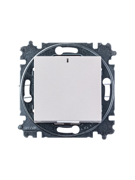 Купить ABB EPJ Levit жемчуг / ледяной Выключатель 1-клавишный с подсветкой 2CHH590146A6068