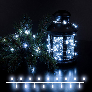 Eurosvet Гирлянда Нить 400-008 белый 10м IP20 a056041