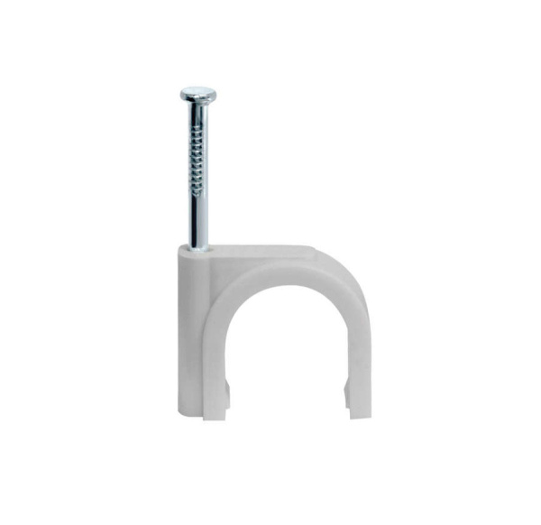 Tech-Krep Скоба для кабеля круглая А9 мм (50 шт) - пакет 103650