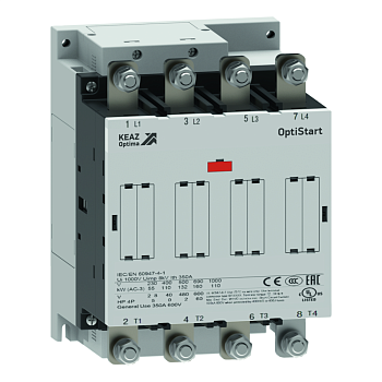 КЭАЗ Контактор OptiStart K-AF-160-40-00-E110 с катушкой AC/DC с электронным управлением КЭАЗ Контактор OptiStart K-AF-160-40-00-E110 с катушкой AC/DC с электронным управлением