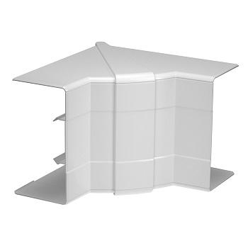 OBO Bettermann Угол внутренний кабель-канала Rapid 45-2 регулируемый 53x100 мм, ПВХ, светло-серый RAL7035 6113072