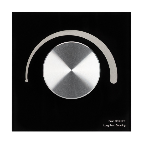 Купить Arlight Панель SMART-P91-DIM-G-SUF Black (230V, Rotary, 2.4G) (Пластик) 028425