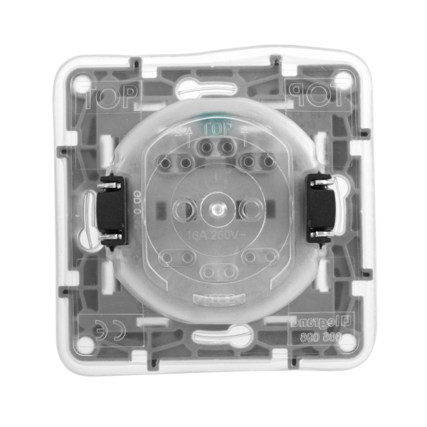 Купить Legrand Etika Сл.кость Розетка с/з IP 44 с крышкой и шторками, автоматические клеммы,16А 672332