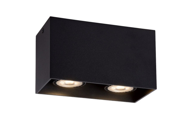 Lucide Bodi Модерн черный Накладной светильник GU10 50W 09101/02/30 Купить Lucide Bodi Модерн черный Накладной светильник GU10 50W 09101/02/30