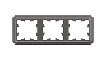 Systeme Electric AtlasDesign Antique Мокко Рамка 3-ая, универсальная