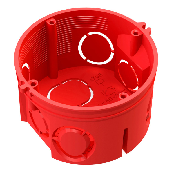 Промрукав Коробка установочная 80-0501 безгалогенная (HF) 68х42 без соединителя (245шт/кор)