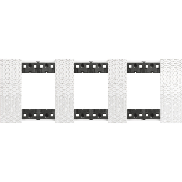 BT Living now Пиксель Рамка немецкий стандарт 3 поста (2+2+2 мод) KA4802M3MW