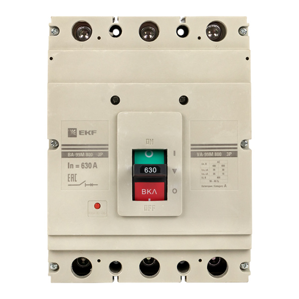 Купить EKF PROxima Автоматический выключатель ВА-99М 800/630А 3P 35кА