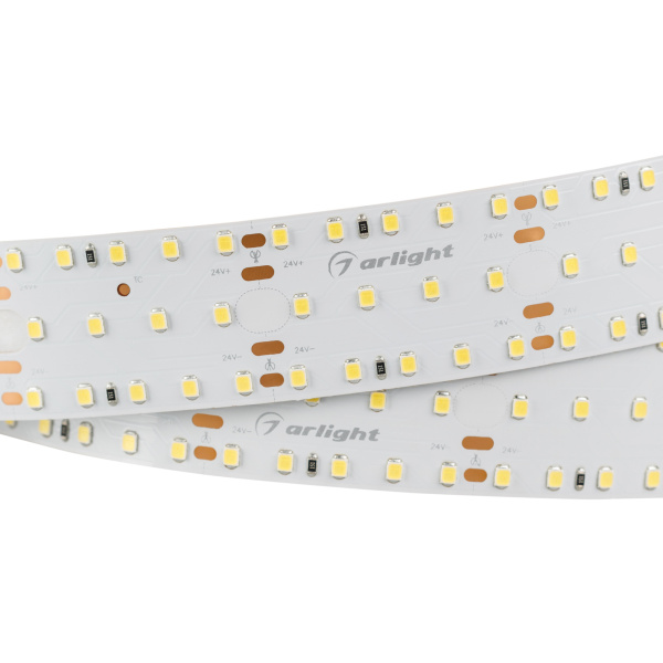 Arlight Светодиодная лента S2-2500 24V Day 4000K 34mm (2835, 280 LED/m, LUX) (25 Вт/м, IP20) 021201(1)
