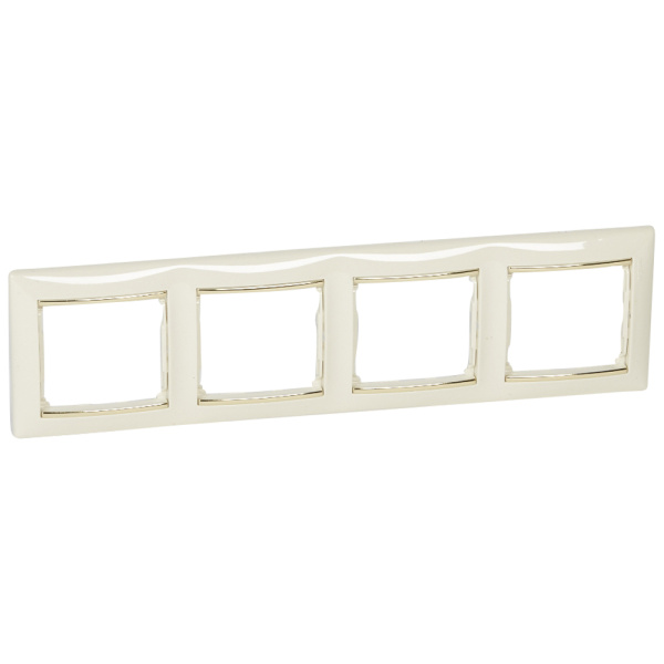 Legrand Valena Крем/Золото Рамка 4-ая горизонт. 774154