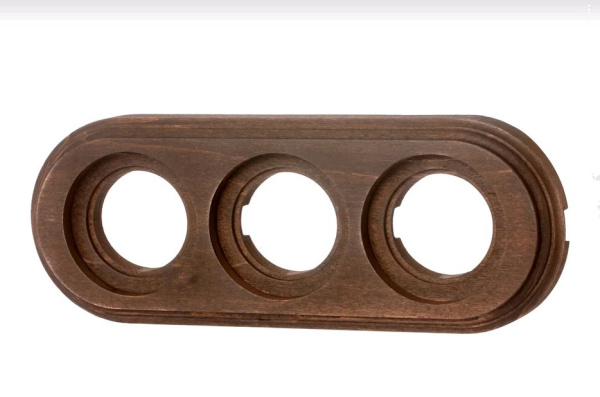 BIRONI Лизетта Бук Старое дерево Рамка 3-ая на бревно 200мм BFC20-630-17