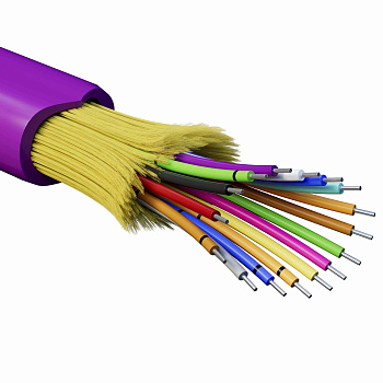 DKC Кабель волоконно-оптический, распределительный, арамидные упрочняющие нити, для внутренней прокладки, нг(А)-HF, 16 ОВ, категорияOM4 (G.651.1) плот