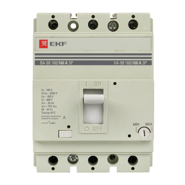 EKF PROxima Автоматический выключатель ВА-99 160/160А 3P 35кА mccb99-160-160 Купить EKF PROxima Автоматический выключатель ВА-99 160/160А 3P 35кА mccb99-160-160