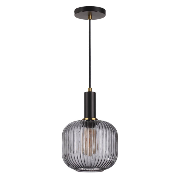 Купить Lumion 4451/1 LN20 254 черный, стекло Подвес E27 1*60W 220V MERLIN