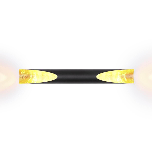 Купить Odeon Light 3816/16WL ODL19 085 Светильник настенный Whitney черный с золотом/металл LED 16Вт 960Лм 3000К 80х60