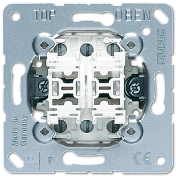 JUNG Кнопка сдвоенная без фиксации 10Аx250V 539U