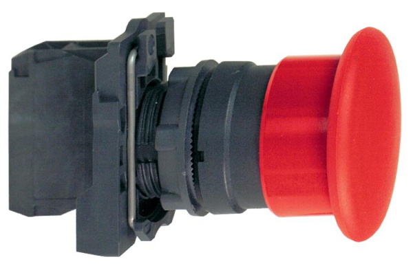 Купить SE XB5 Кнопка с возвратом чёрная 22мм XB5AC21