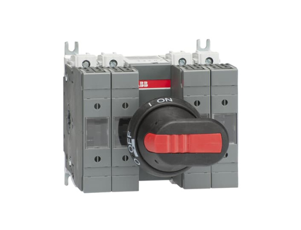 ABB OS63 Рубильник OS63GD22FP с ручкой под предохранители DIN-000 1SCA115232R1001