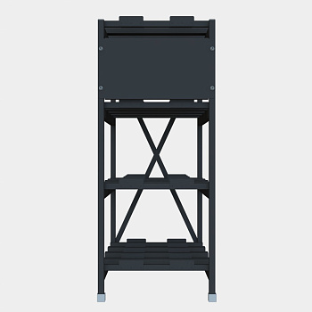 Systeme Electric Стеллаж 4 полочный 4 ряда 478х769х1160