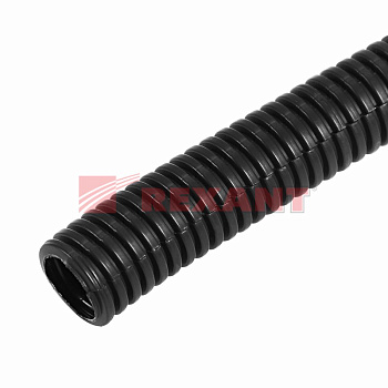 Труба автомобильная гофрированная 9,8 мм ПП 50 м разрезная Rexant 15-1050