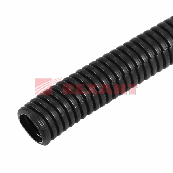 Труба автомобильная гофрированная 9,8 мм ПП 50 м разрезная Rexant 15-1050