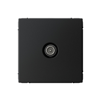 Systeme Electric ArtGallery Карбон TV Розетка проходная 4DB, механизм