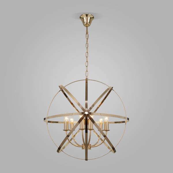 Купить Eurosvet Подвесная люстра 60139/6 золото a058339