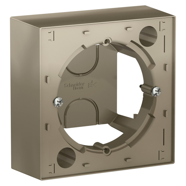 Systeme Electric AtlasDesign Шампань Коробка для наружного монтажа