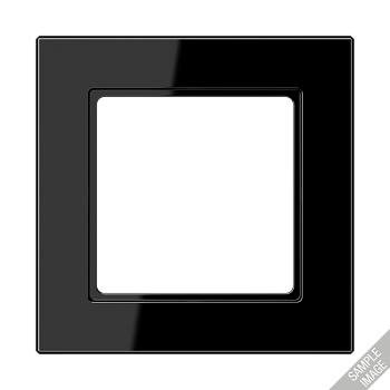 JUNG Рамка 1-кратная, чёрный AC581BFSW