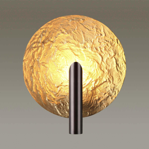 Купить Odeon Light 4229/1WL L-VISION ODL21 129 черн/зол/металл Настен.светильник выкл на базе IP20  G9 25W FLORENCE